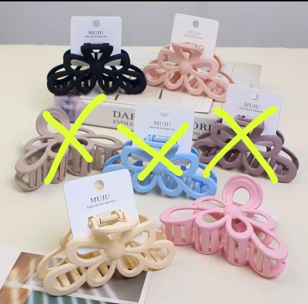 Pinces à cheveux MUJU colorées