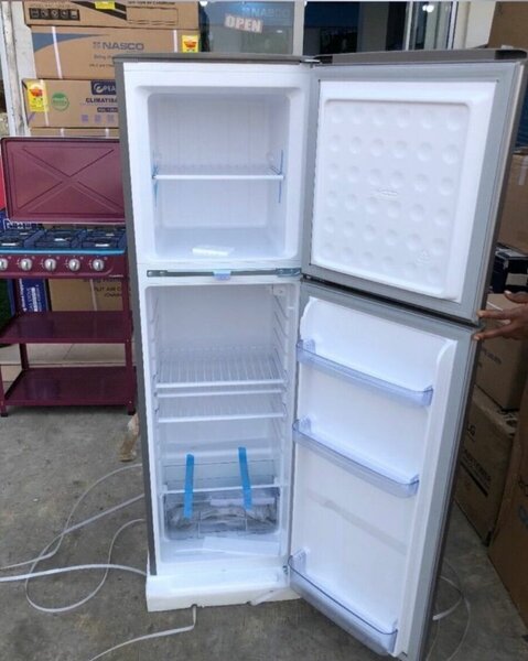 Nasco top freezer  with double door fridge 165 liters