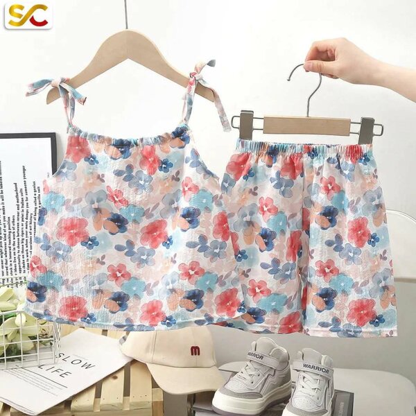 Ensemble Fleurs Enfant Été