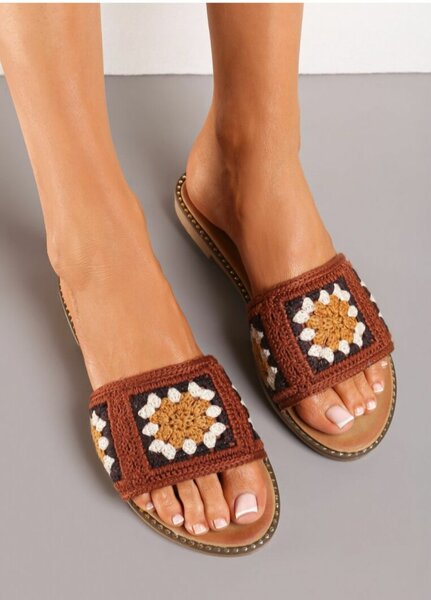 Sandales crochet bohèmes femme