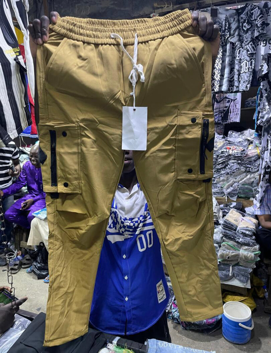 Pantalons jogger cargo homme