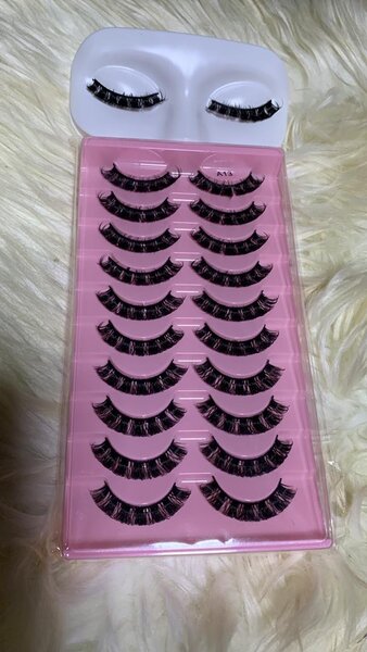 Cils Postiches Réutilisables - 10 Paires