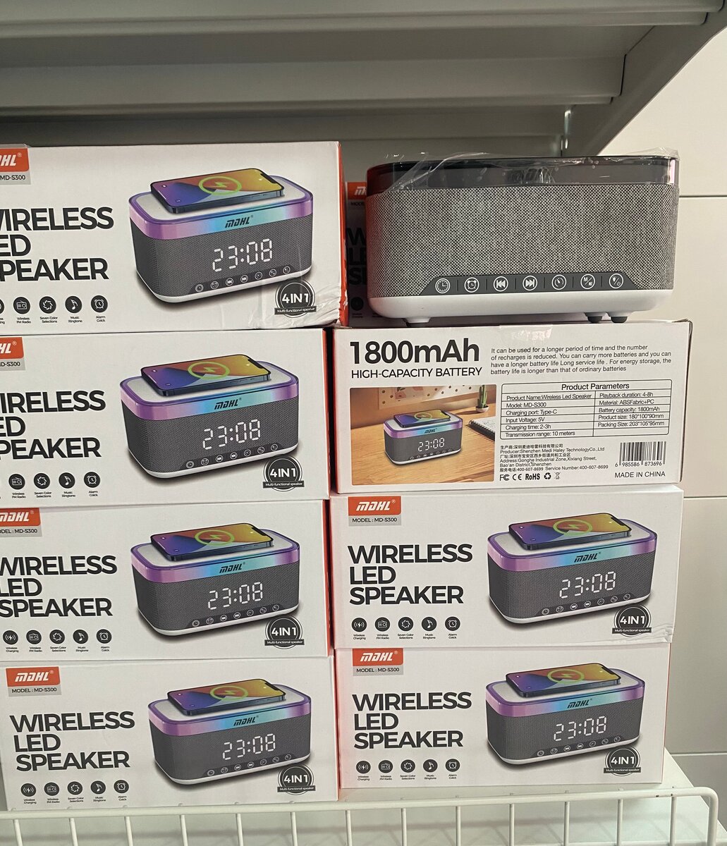 Enceinte LED Sans Fil 4-en-1