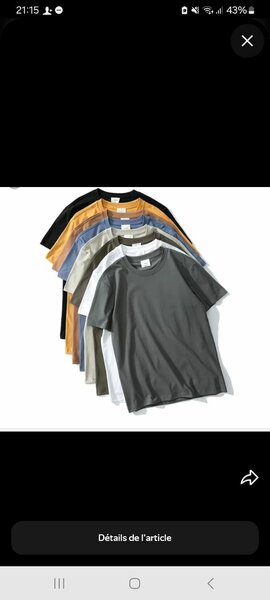 T-shirt en coton doux