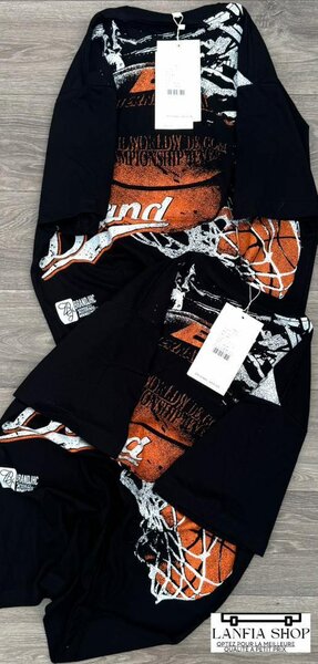 T-shirt Basketball Noir Homme