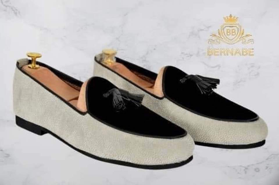 Mocassins en velours chic