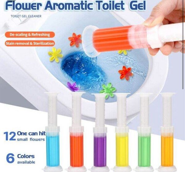Toilet gel stamps