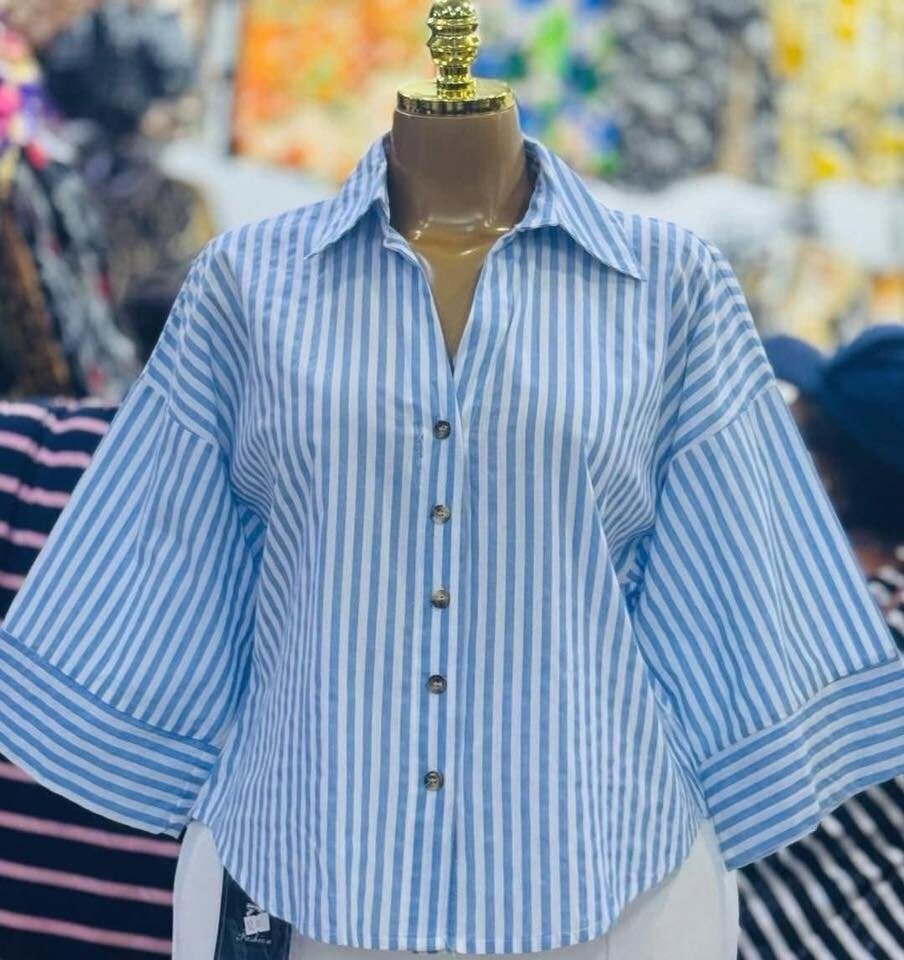 Chemisier rayé femme élégant