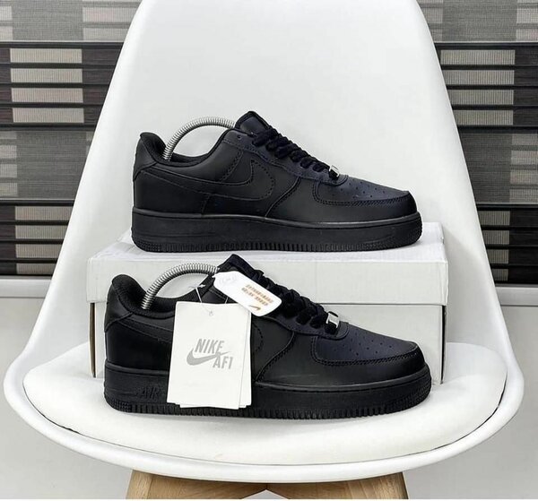 Baskets noires Air Force One