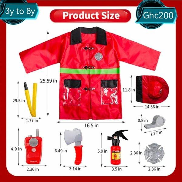 Kids Career Day Costumes - Fire Fighter