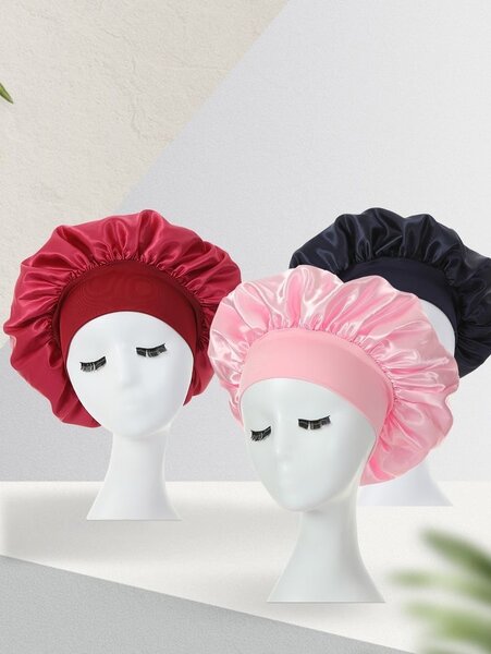 Bonnet en satin pour cheveux