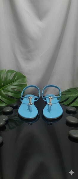 Sandales bleues élégantes