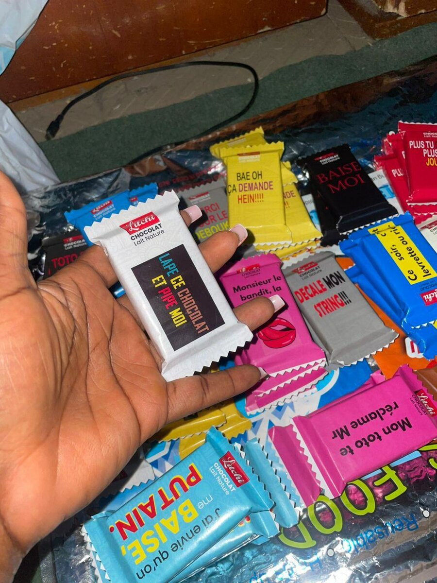 Chocolats personnalisés Luchy