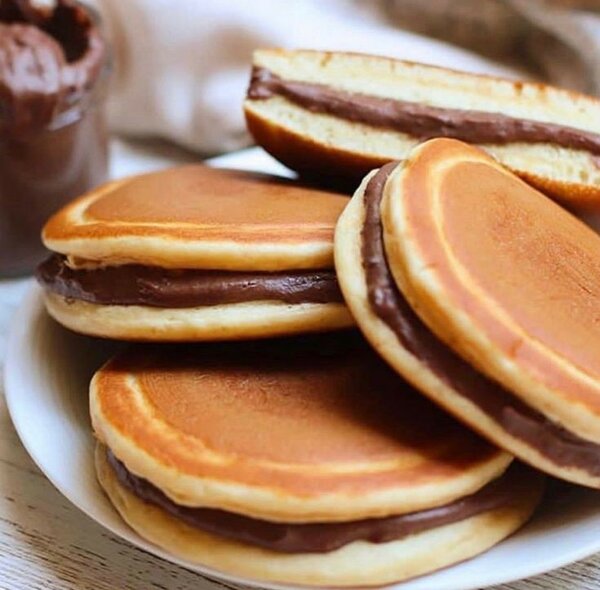Mini pancakes au chocolat
