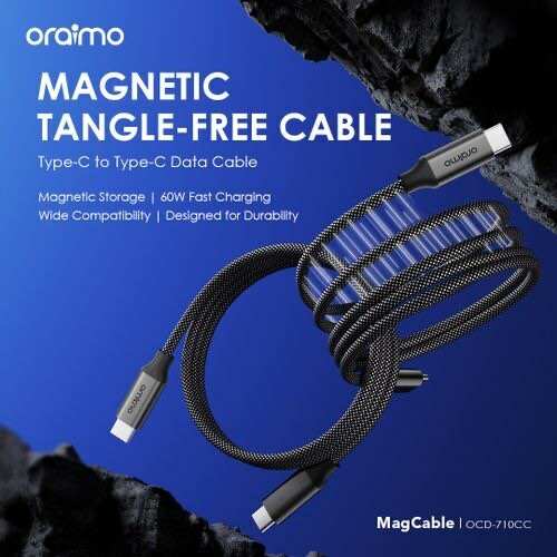 Câble USB-C Magnétique 60W Oraimo
