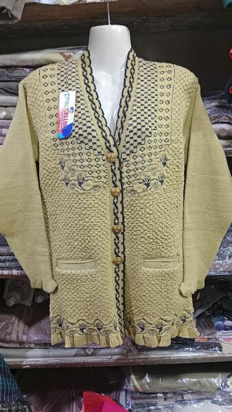 Ladies lakra Jersi in V shape