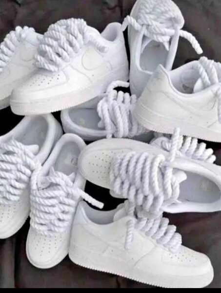 Lacets Épaissis en Peluche pour Nike Air Force 1