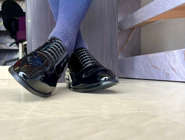 Mens hand made brown loafers