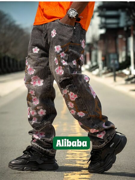 Jeans streetwear homme