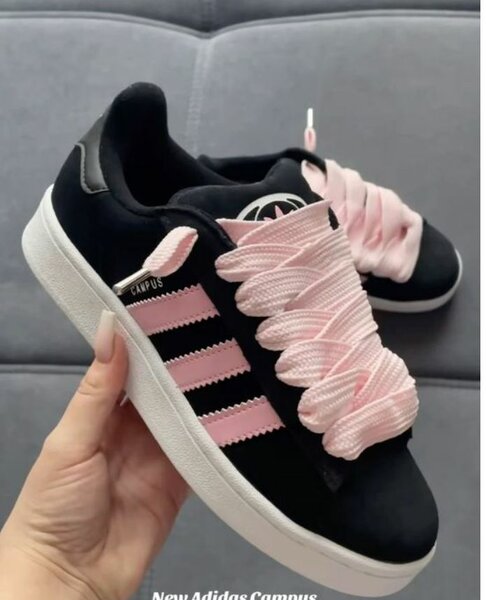 Adidas Campus Femme - Noir & Rose