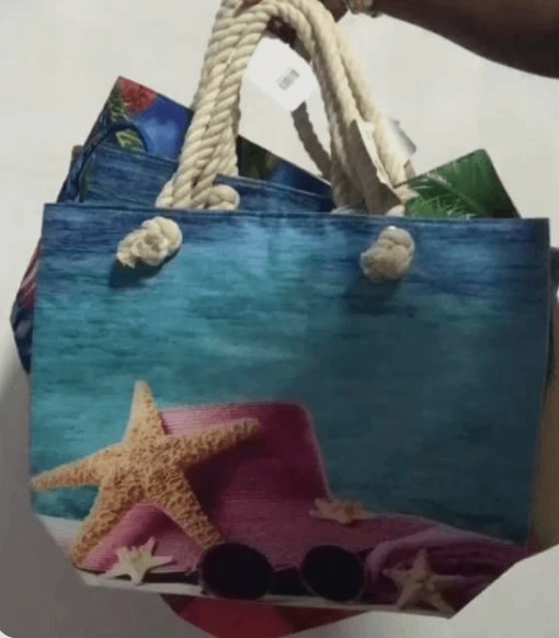 Sac de plage imprimé étoile