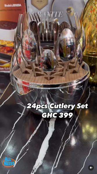 24pcs Stainless Steel cutlery set