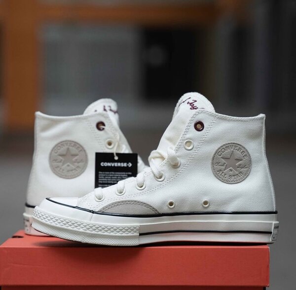 Baskets montantes blanches Converse