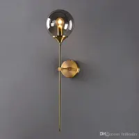 Modern Led Crystal Ball Wall Lamp