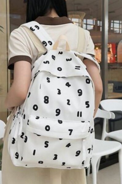 Sac à dos style streetwear imprimé