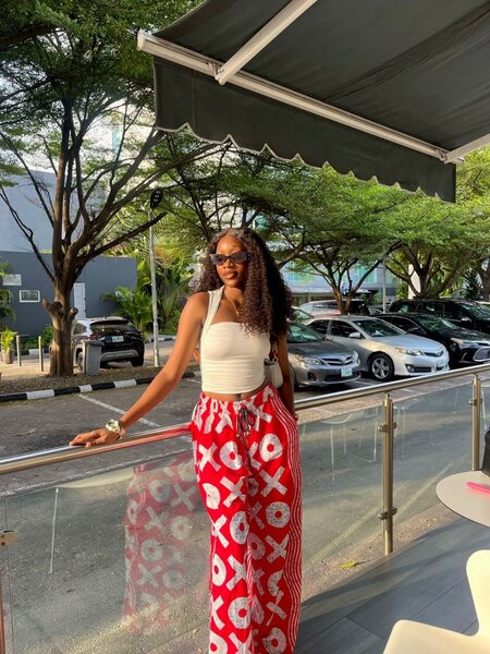 Pantalons larges imprimés colorés