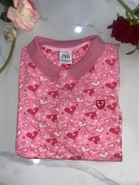 Polo Zara homme imprimé floral