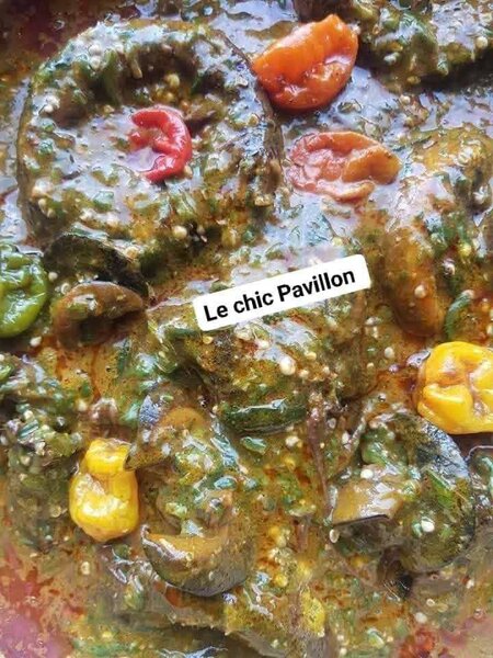 Sauce gombo Copé viande poisso