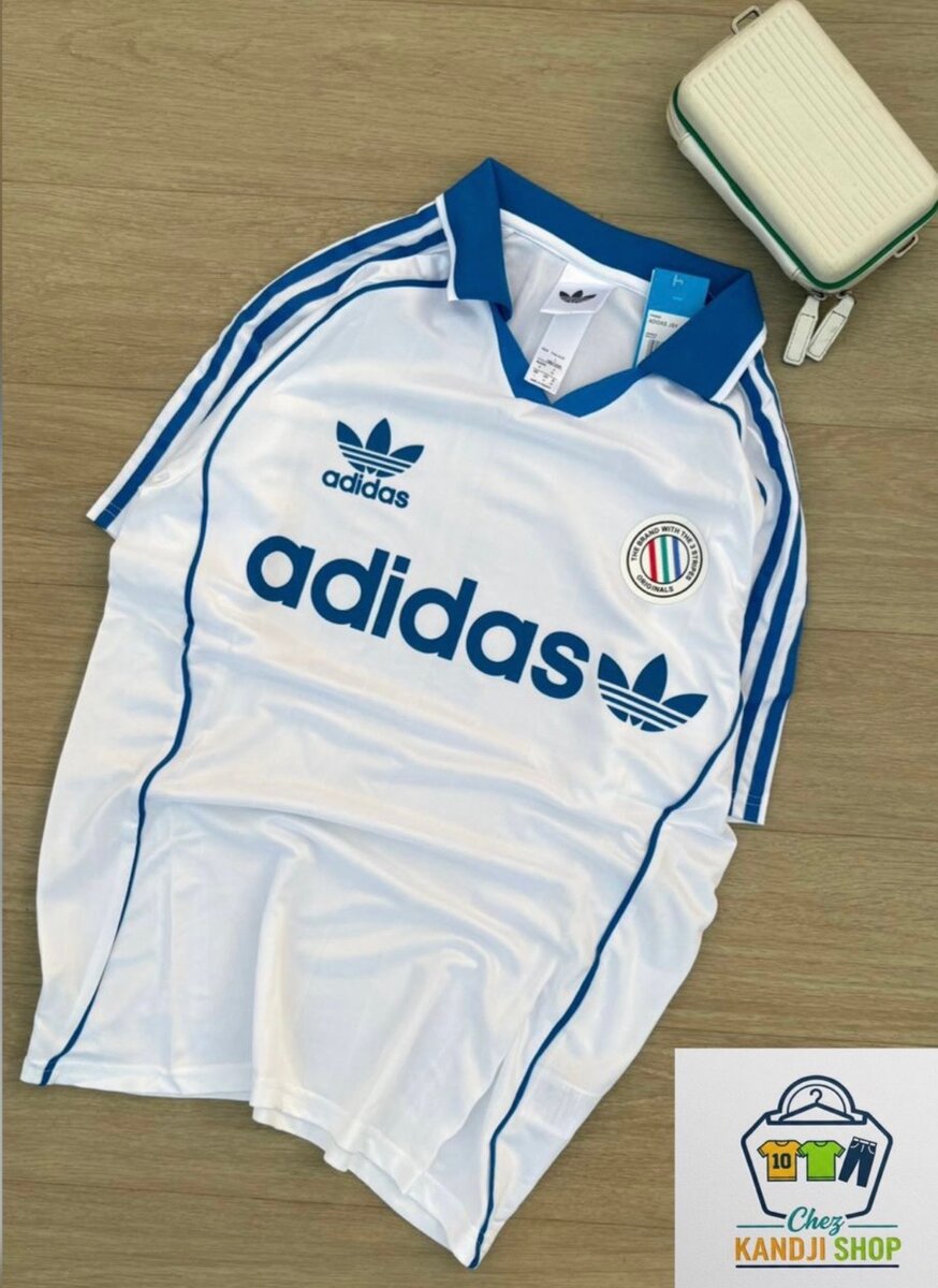 Maillot de sport Adidas blanc