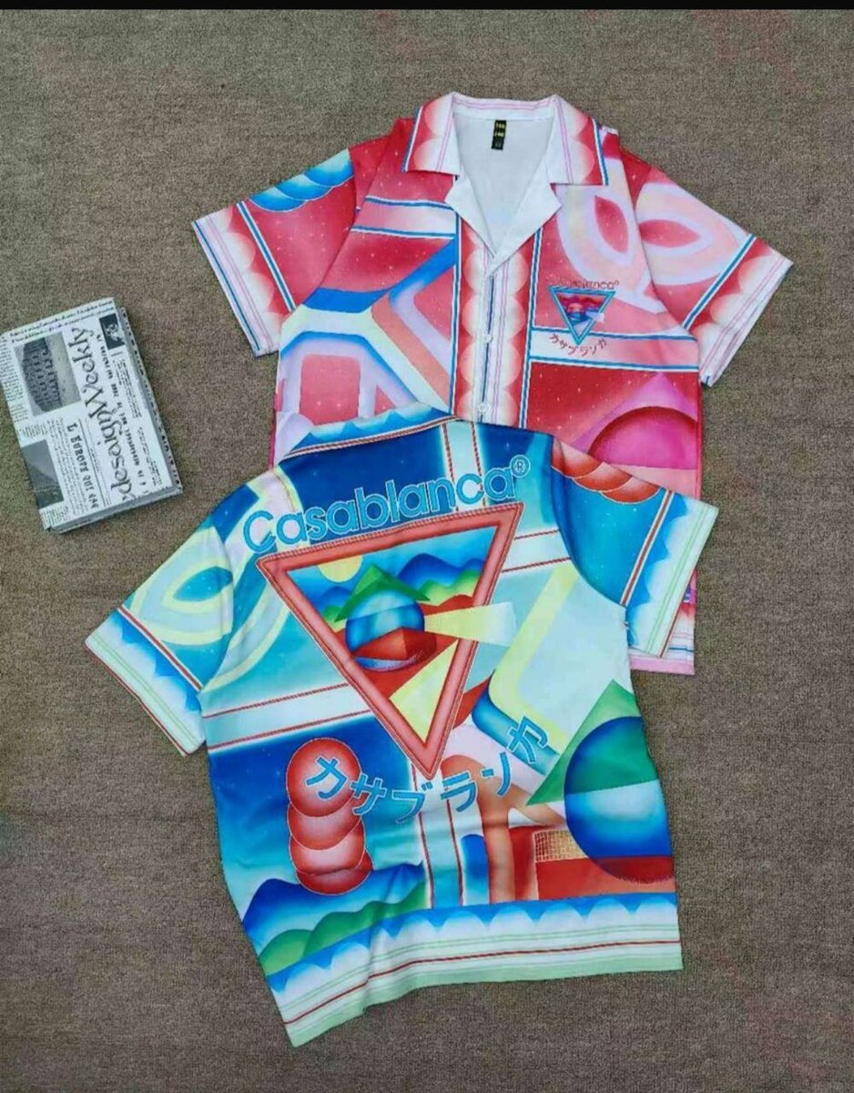 Chemise homme été imprimé