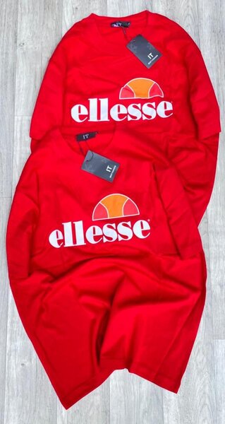 Ellesse Sweat Rouge Homme