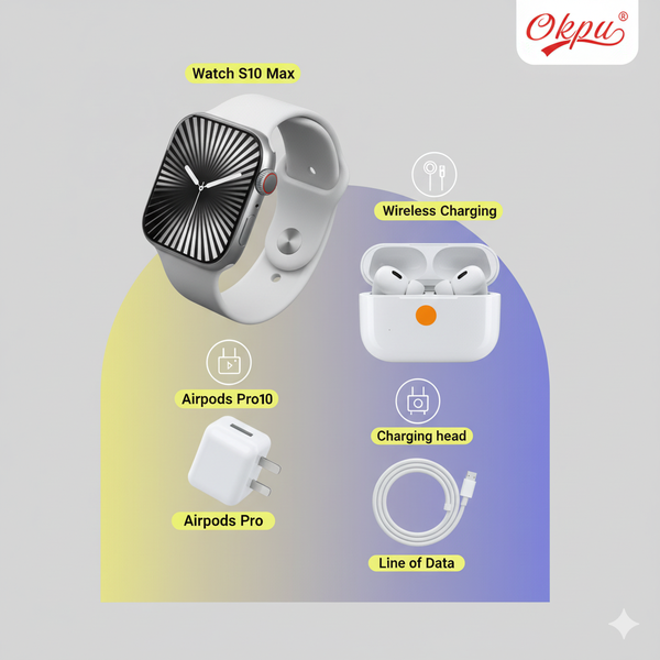 Smart Watch S10 Max avec Airpods