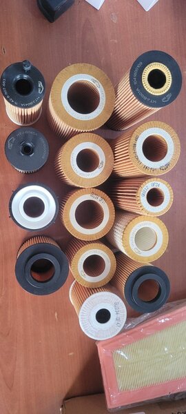 Oil filters, fuel filters and air filters