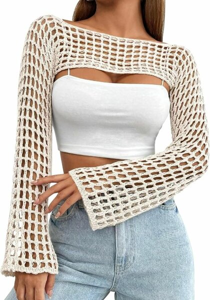 Haut à crochet pour femmes