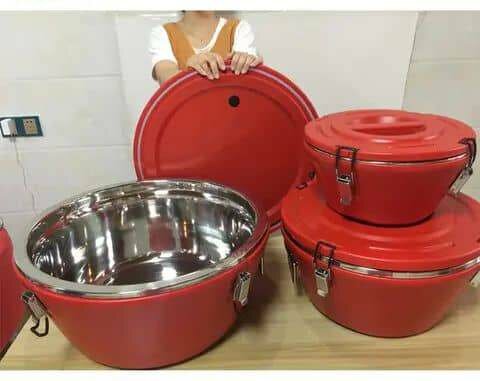 Ensemble de conteneurs thermiques