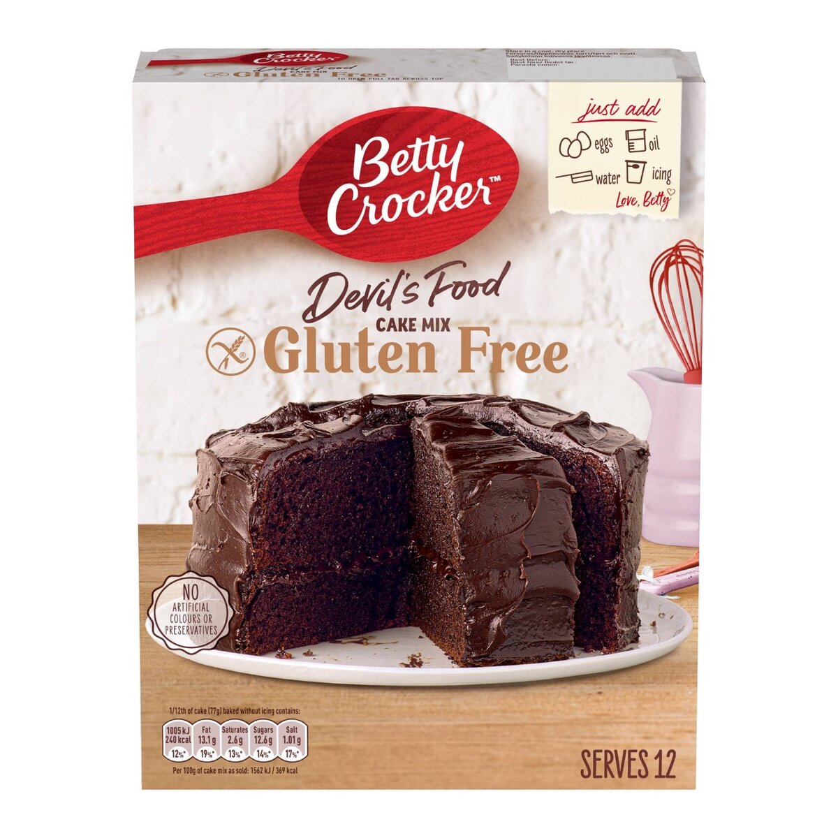 Betty Crocker Gluten Free Cake Mix 415g