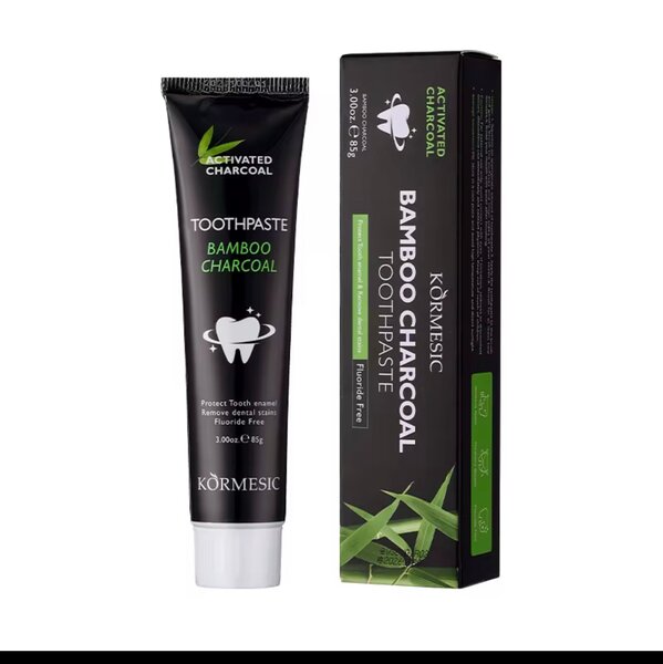 Pâte dentaire au charbon de bambou Kormesic