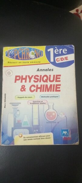 Annales physique chimie 1er