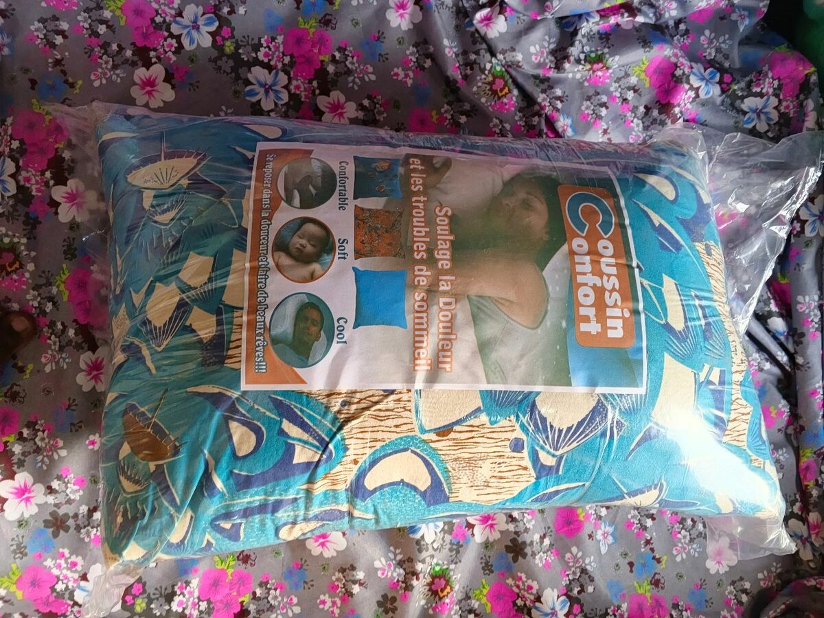 Oreiller Confort Ergonomique Floral