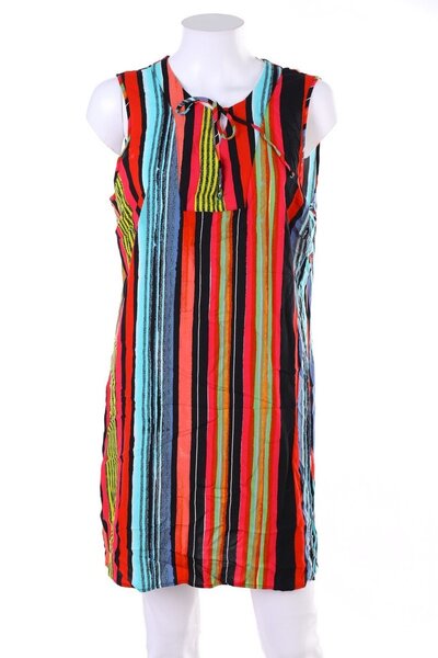 Robe décontracté multicolore