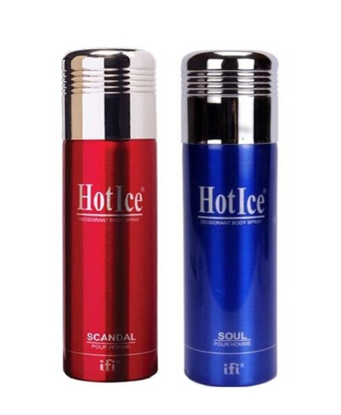 Hot ice spray