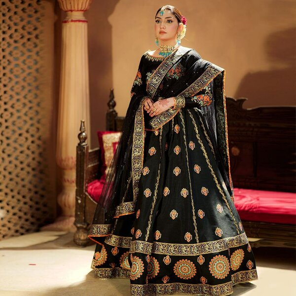 Khatan silk maxi + organza duppta 2 pc .dc free