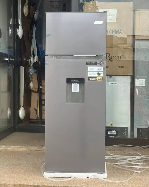 Réfrigérateur congélateur inox deux portes