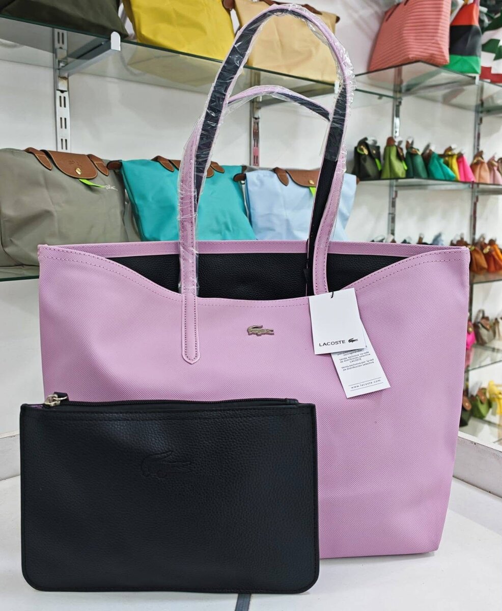 Sac cabas Lacoste avec pochette