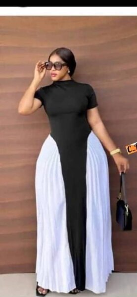 Robe élégante bicolore