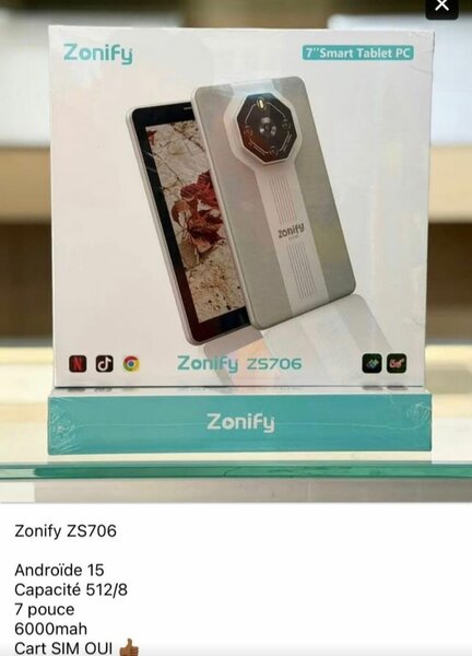 Tablette Zonify ZS706 7 pouces